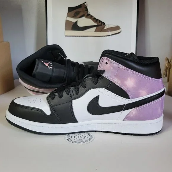 Nike Air Jordan 1 Mid SE Zen Master Black White - Picture 2 of 4